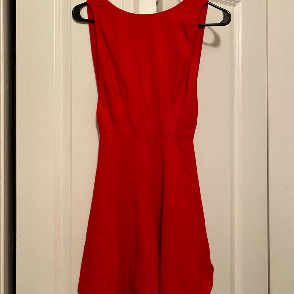 American Apparel Red Skater Dress.